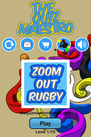 Zoom Out Rugby League Quiz Maestro - Close Up Play - náhled