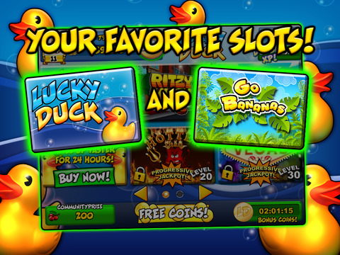 lucky duck slots free coins