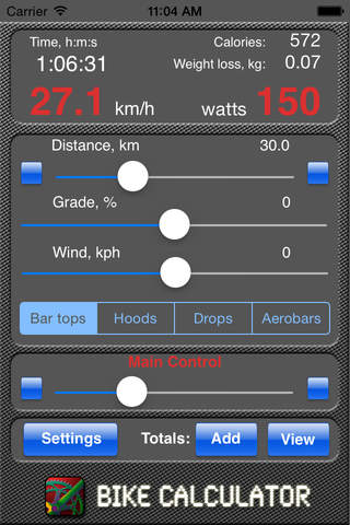 Bike Calculator - náhled