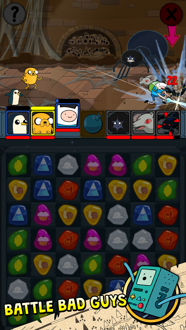 Adventure Time Puzzle Quest - Match 3 RPG Game screenshot 2