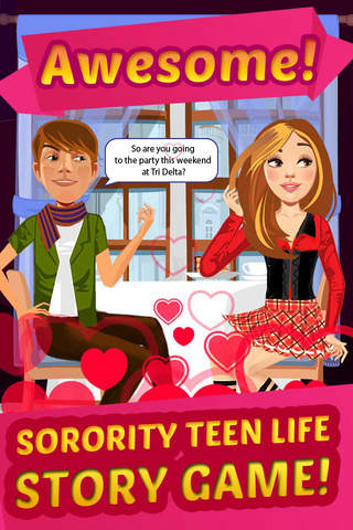 My Teen Life University Sorority Saga Episode Game - náhled