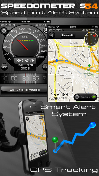 Speedometer s54 (Speed Limit Alert System) - appPicker