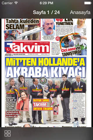eTakvim - náhled