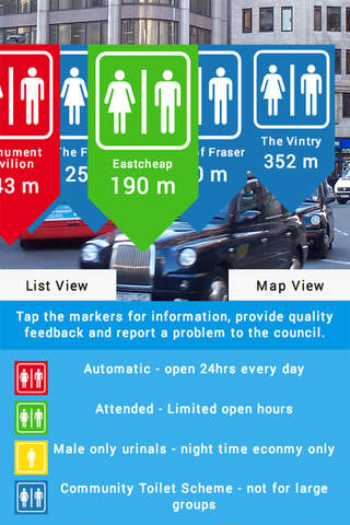 City Toilet Finder - náhled