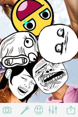 Troll Face Camera - Funny Pics Photo Editor for Pr - náhled