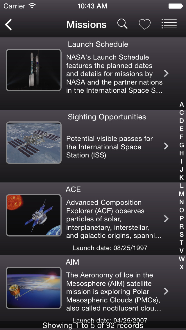 NASA screenshot 3