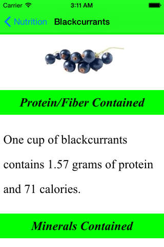 Nutrition Fact - náhled