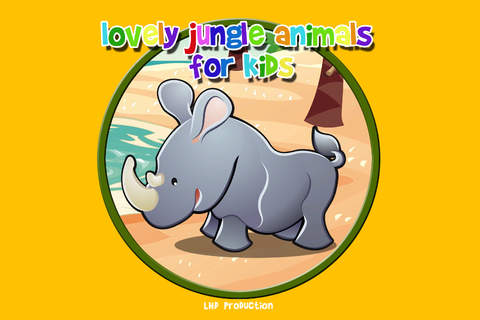 lovely jungle animals for kids - free game - náhled