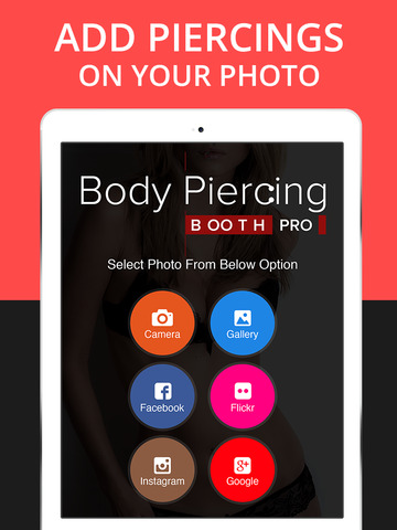 Body Piercing Booth PRO - Put Virtual Piercings on Body Parts & Face! screenshot 6