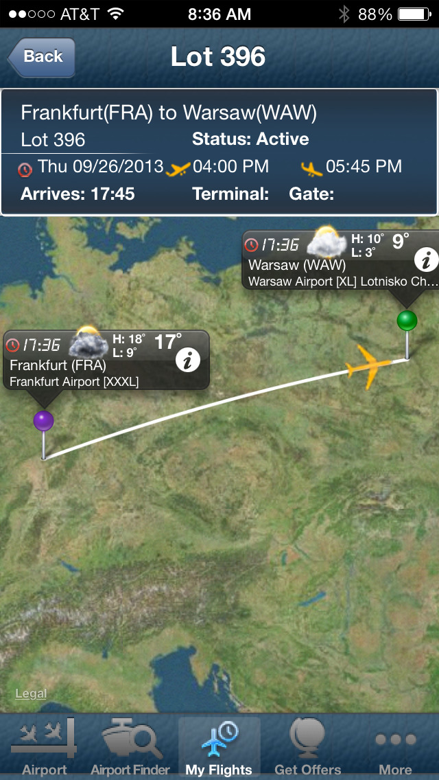 Warsaw Chopin Airport + Flight Tracker Wizz WAW screenshot 1