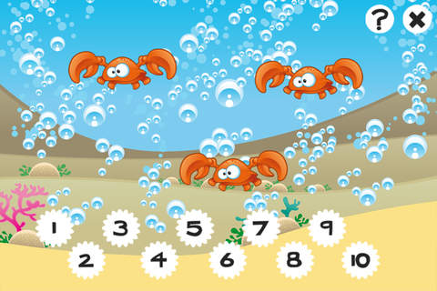 An Ocean Counting Game for Children to learn and p - náhled