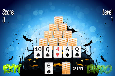Pyramid Solitaire Halloween - náhled