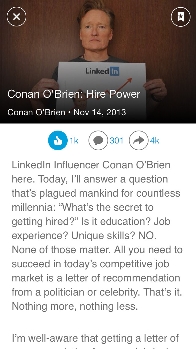 LinkedIn Pulse: The news and insights you need to know screenshot 2