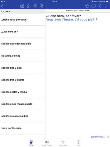 VOX Spanish-French Phrasebook screenshot 8