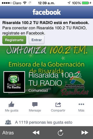 RISARALDA 100.2 FM TU RADIO - náhled