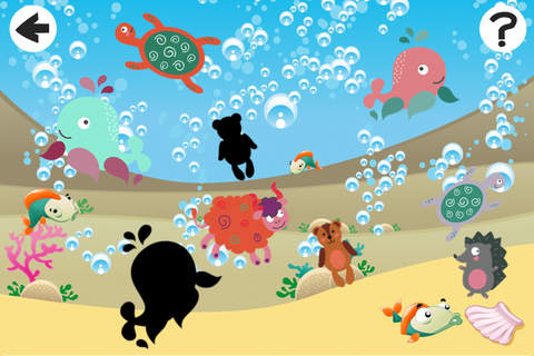 Animals of the Sea Shadow Game: Play and Learn sha - náhled