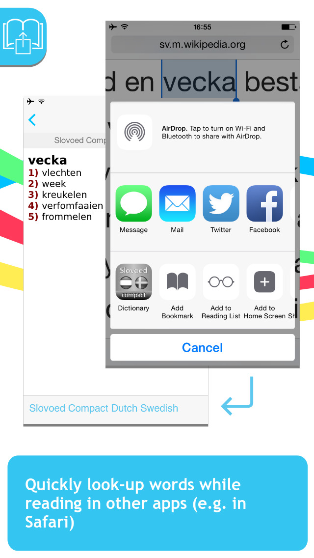 Swedish <-> Dutch Slovoed Compact dictionary screenshot 3