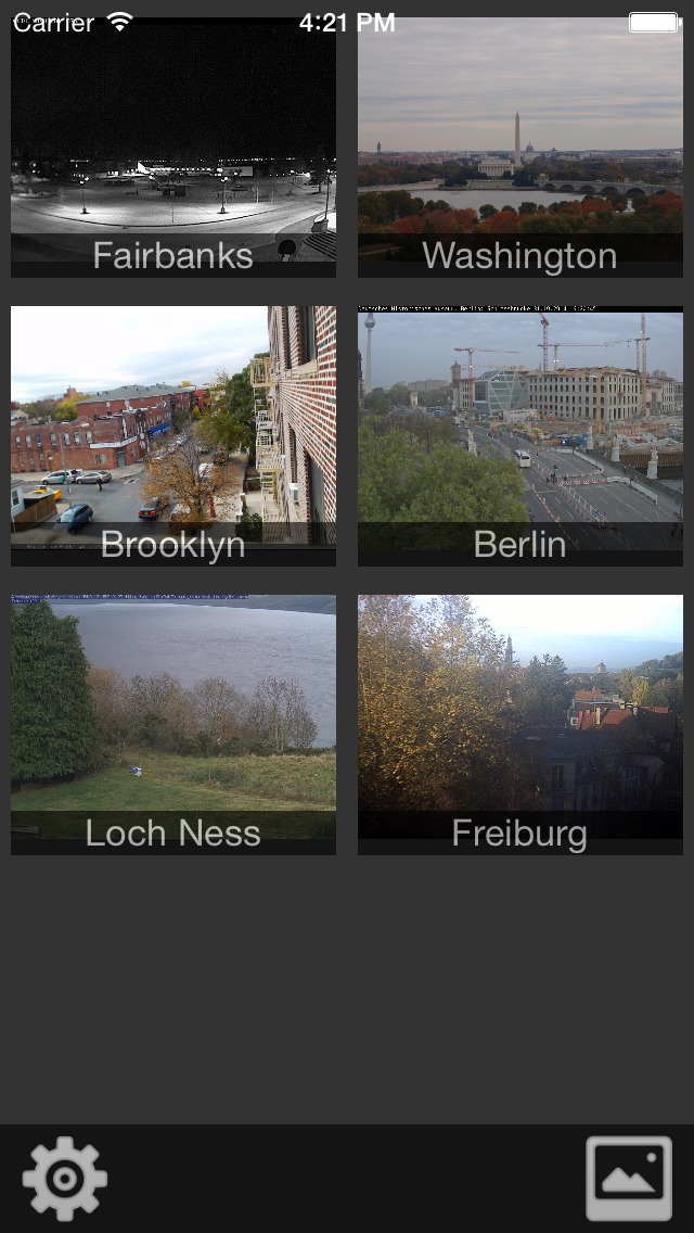 Webcams Lite - watch your Cams screenshot 1