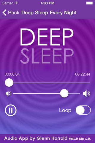Deep Sleep by Glenn Harrold, a Self-Hypnosis Medit - náhled