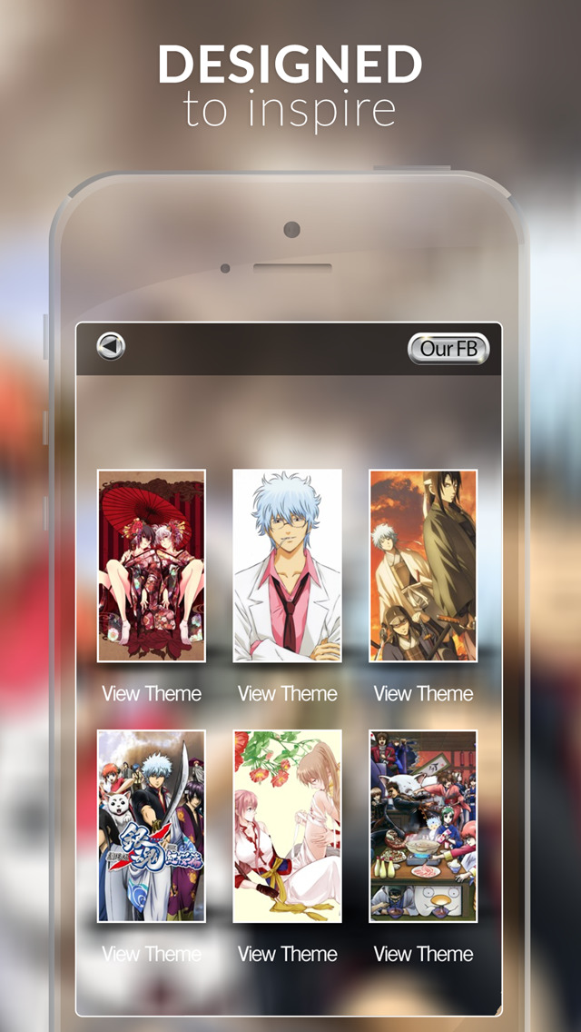 Manga & Anime Gallery - HD Wallpaper Themes and Backgrounds For Gintama  Style | Apps | 148Apps