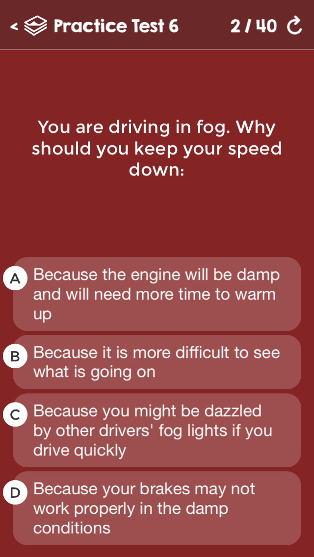 driving theory test practice 2018