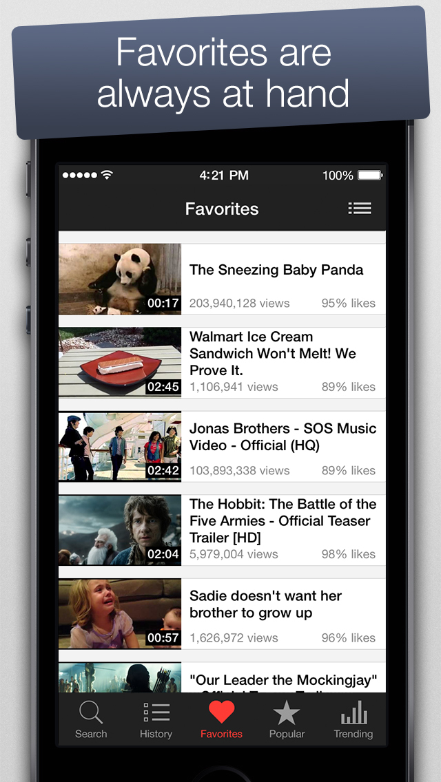 MyTube - Free Video Player for Youtube Clips, TV-shows and Movies Streaming screenshot 2
