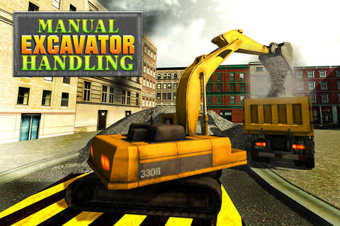 Concrete Excavator Tractor 3D - náhled