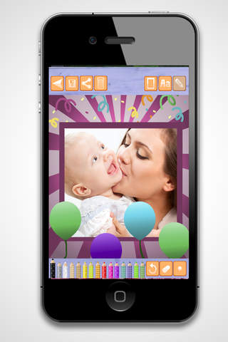 Create birthday cards and design birthday postcard - náhled