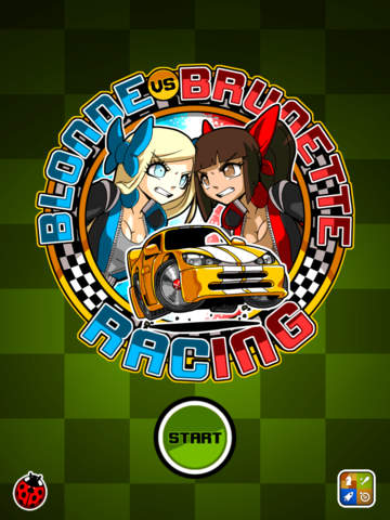 Blonde vs Brunette Racing - Two-player kart racing fun! screenshot 10