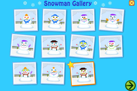 Starfall Snowman - náhled