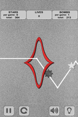 Jumping rhombus and circle on the line - náhled