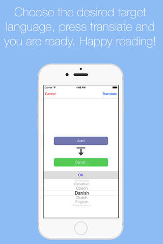 Webby - Web translator made simple - náhled