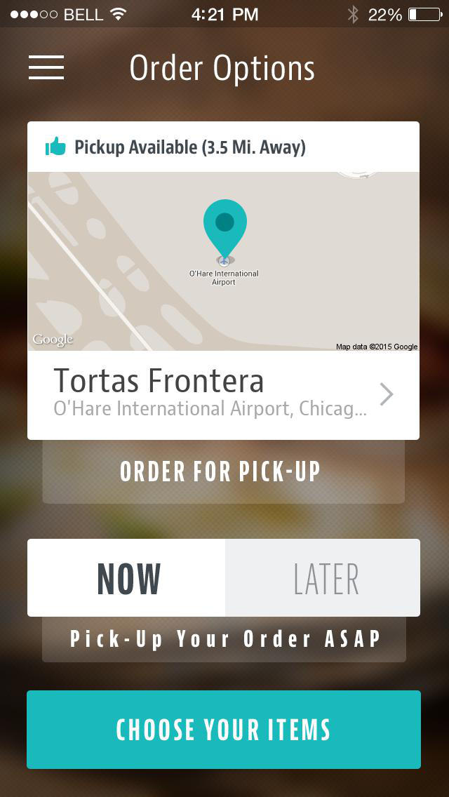 Tortas Frontera O'Hare T1 & T3 screenshot 2