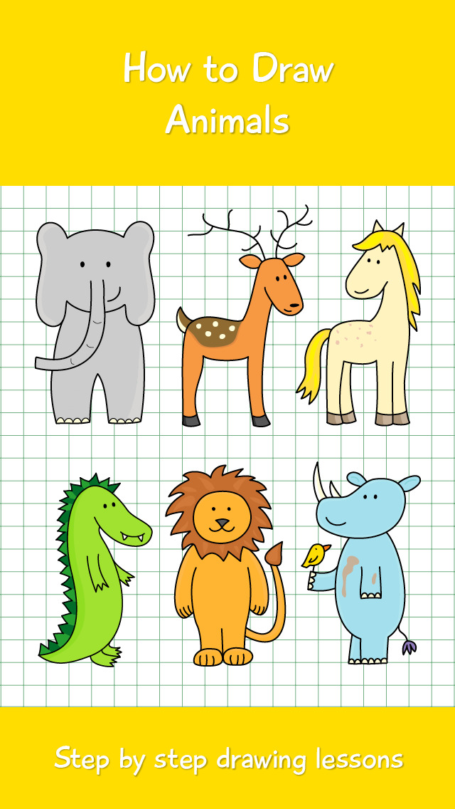 How to Draw Animals Easy | Apps | 148Apps