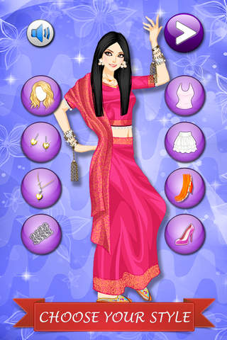 Dressup! Bollywood Dance Salon - Cute fashion game - náhled