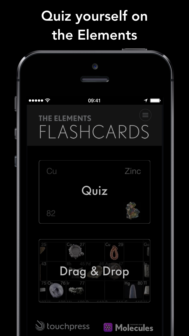 The Elements Flashcards screenshot 1