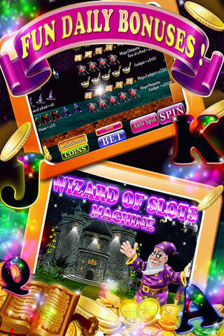 Wizard of Slots Machine - Wonderful and Magical Ca - náhled