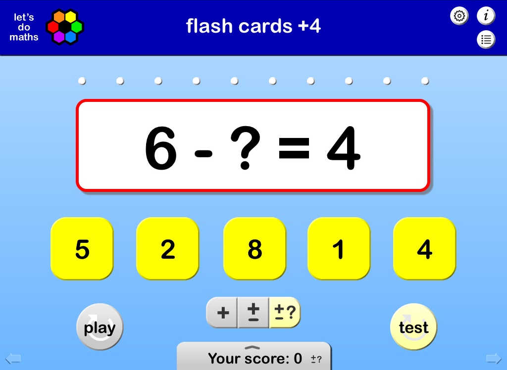 App shopper addition facts to 5 education 