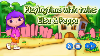 Alice's playingtime with baby twins - free kid games screenshot 1