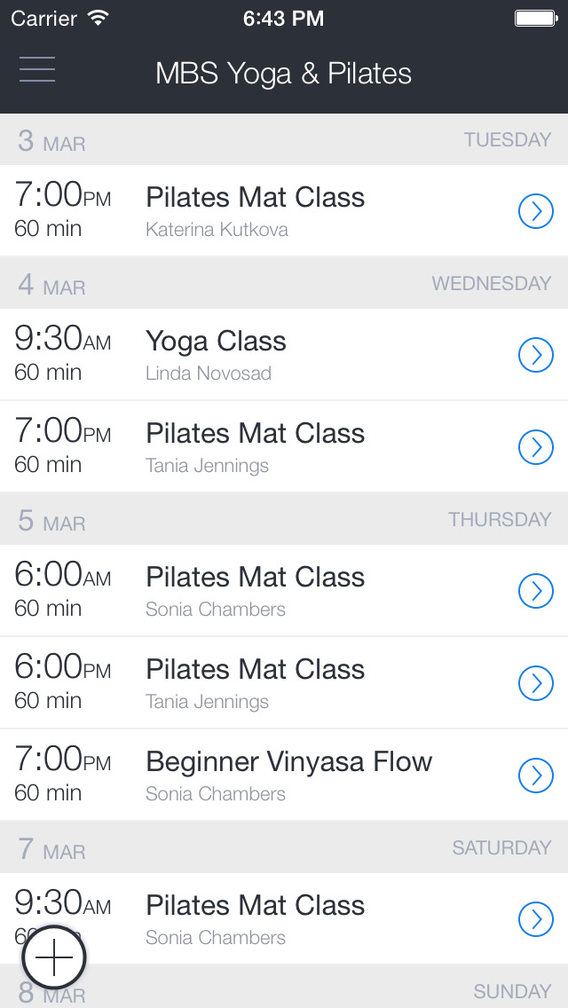MBS Yoga & Pilates screenshot 1