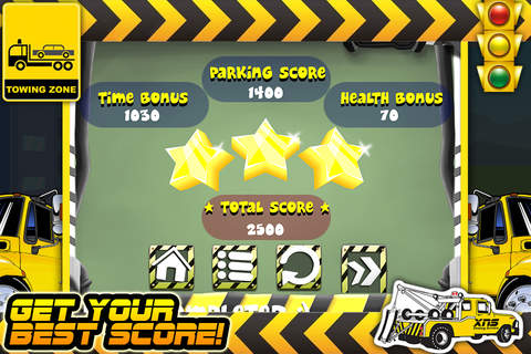 3D Tow Truck Parking Challenge Game FREE - náhled