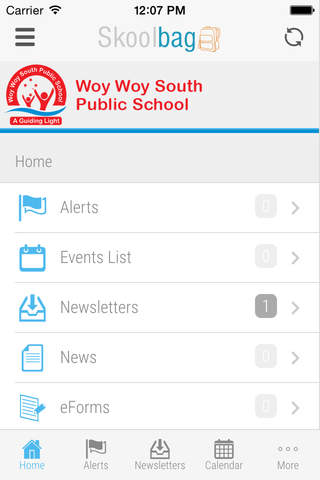 Woy Woy South Public School - Skoolbag - náhled