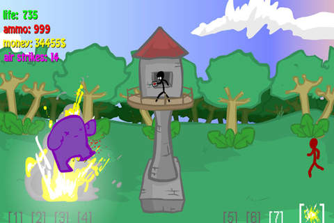 Stickman Defense - Shooting Game - náhled