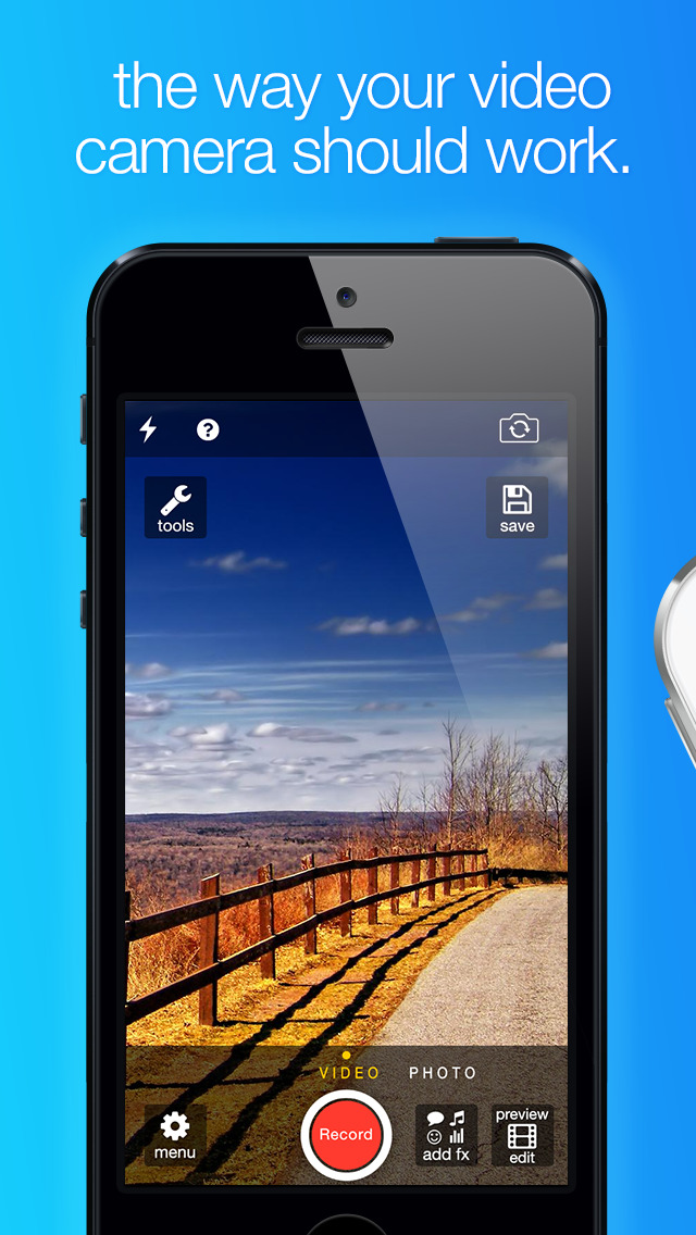 reShoot Video & Photo Camera with Editor - featuring Video Editing, Emojis, Stickers, Bubbles, Text, and Special Effects. image #1
