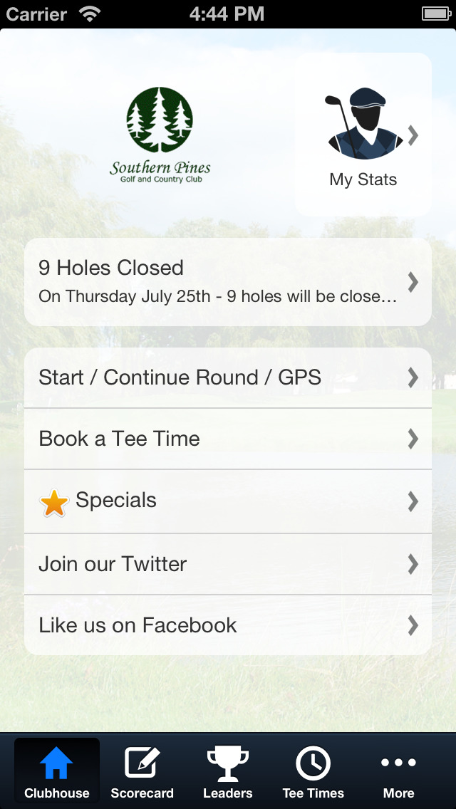 Southern Pines Golf Club screenshot 2