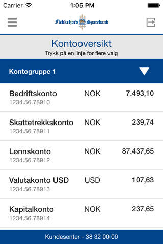 Flekkefjord Sparebank Bedrift - náhled