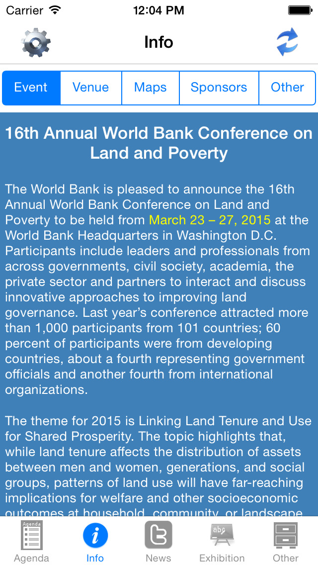Land and Poverty 2015 screenshot 3