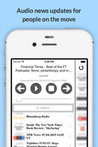 News Run: Top Headlines & Audio News on the Go! - náhled