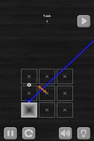Lazers Puzzle. Colored rays in the hole - náhled