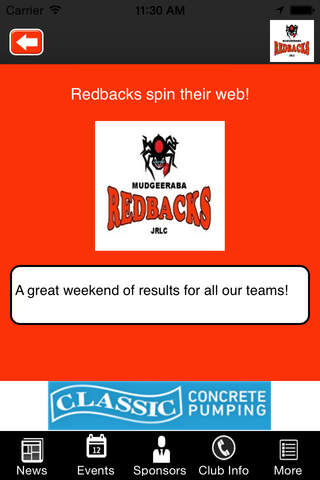 Mudgeeraba Redbacks Junior Rugby League Club - náhled